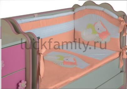 Бампер охранный в кроватку Сдобина С 50.111