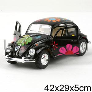 МАШИНА VOLKSWAGEN CLASSICAL BEETLE (1967) МЕТАЛЛ ИНЕРЦ ОТКРЫВ ДВЕРИ 1:32 В ДИСПЛ УП-12ШТ в кор.2*6уп ― Luckfamily.ru