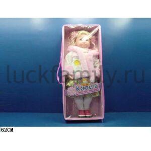КУКЛА "КСЮША" ИНТЕРАКТИВНАЯ ОЗВУЧ. НА БАТ. РУССИФИЦ. 5103 EV5189 В СУМКЕ (РУСС. УП.) 62СМ в кор.9шт ― Luckfamily.ru