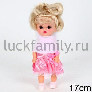 КУКЛА "НАСТЕНЬКА", ОДЕЖДА В АССОРТ. В ПАК. (РУСС. УП.) 17СМ в кор.3*72шт ― Luckfamily.ru