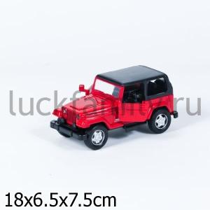 МАШИНА МЕТАЛЛ. ИНЕРЦ. JEEP WRANGLE 2 CLR, 1:32, ОТКРЫВ. ДВЕРИ В КОР. в кор.4*12шт ― Luckfamily.ru