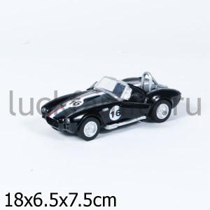 МАШИНА МЕТАЛЛ. ИНЕРЦ.SHELBY COBRA 427 S/C 1966 1:32, ОТКРЫВ. ДВЕРИ В КОР. в кор.4*12шт ― Luckfamily.ru