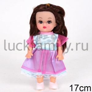 КУКЛА "НАСТЕНЬКА" ЦВЕТ ОДЕЖДЫ В АССОРТ. В ПАК. (РУСС. УП.) 17СМ в кор.3*72шт ― Luckfamily.ru