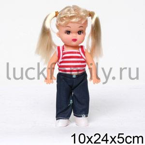 КУКЛА "НАСТЕНЬКА", ОДЕЖДА В АССОРТ. В ПАК. (РУСС. УП.) 17СМ в кор.3*72шт ― Luckfamily.ru