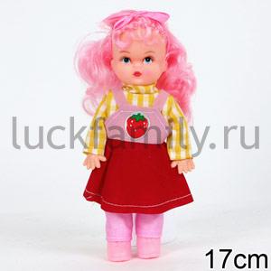 КУКЛА "НАСТЕНЬКА", ОДЕЖДА В АССОРТ. В ПАК. (РУСС. УП.) 17СМ в кор.3*72шт ― Luckfamily.ru