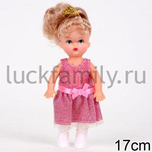 КУКЛА "НАСТЕНЬКА", ОДЕЖДА В АССОРТ. В ПАК. (РУСС. УП.) 17СМ в кор.3*72шт ― Luckfamily.ru