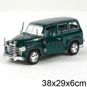 МАШИНА CHEVROLET SUBURBAN CARRIAL 1950 МЕТАЛЛ ИНЕРЦ. 1:36 В ДИСПЛЕЕ 13СМ УП-12ШТ в кор.2*6уп ― Luckfamily.ru