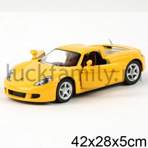МАШИНА PORSCHE CARRERA МЕТАЛЛ ИНЕРЦ 1:36 ОТКРЫВ ДВЕРИ В ДИСПЛЕЕ 13СМ УП-12ШТ в кор.2*6уп ― Luckfamily.ru