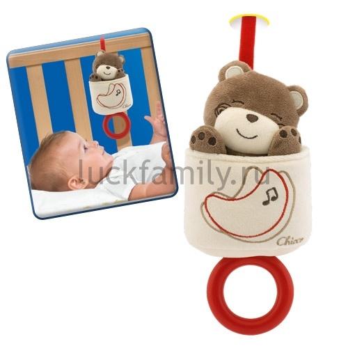 Музыкальная подвеска для кроватки Chicco Мягкий мишка