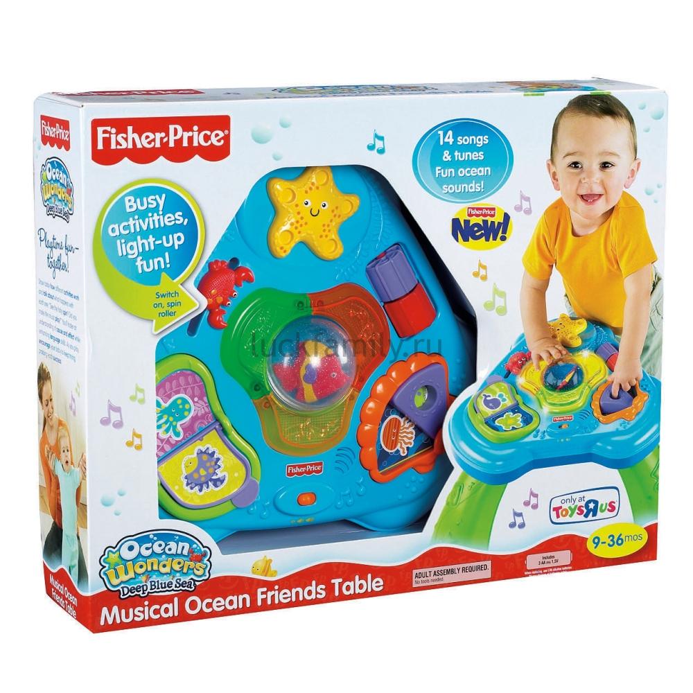 "Морские чудеса" Fisher Price Музыкальный стол T6076