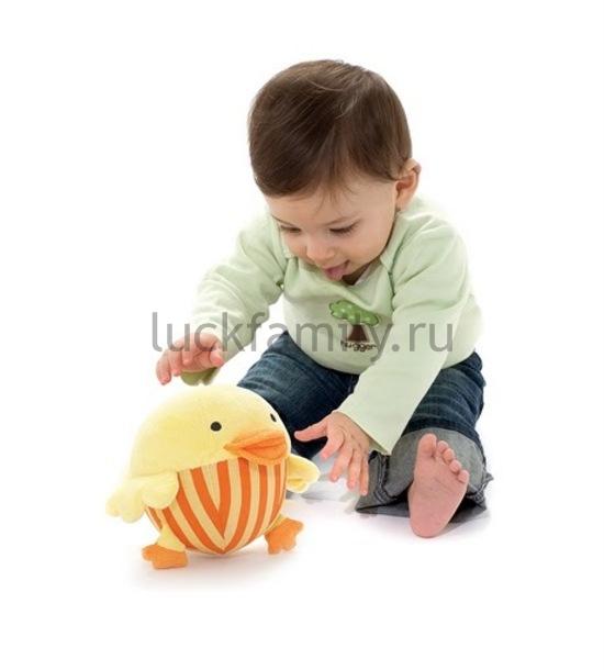 Мягкая игрушка Skip Hop Funky Farmyard Roll Around Duck
