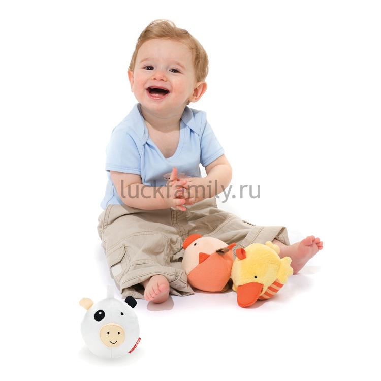 Подвесная игрушка-шарики Skip Hop Funky Farmyard Animal Balls Trio