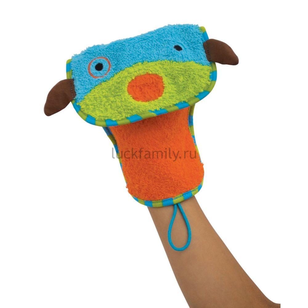 Мочалка-варежка-игрушка Skip Hop Zoo Mitt