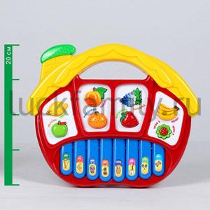 ИГРУШКА ОБУЧАЮЩАЯ "УМКА" ЭЛЕКТРОПИАНИНО "НУ, ПОГОДИ!" НА БАТ. РУССИФИЦ. 5001 В КОР. в кор.2*24шт ― Luckfamily.ru