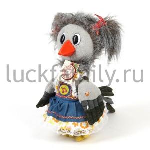МЯГКАЯ ИГРУШКА "МУЛЬТИ-ПУЛЬТИ" ВОРОНА КАРКУША ИЗ "СПОКОЙНОЙ НОЧИ, МАЛЫШИ!" ОЗВУЧ. 27СМ в кор.24шт ― Luckfamily.ru