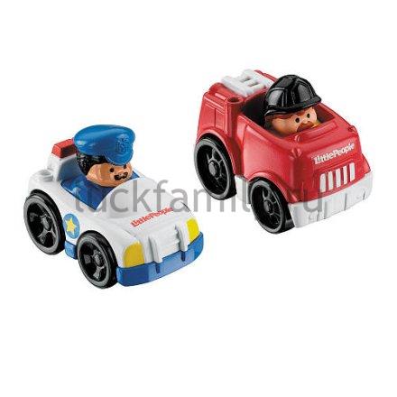 "Маленькие человечки" Fisher Price Набор машинок в ассортименте V2513
