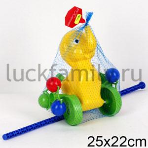 СЛОНИК КАТАЛКА НА ПАЛОЧКЕ в уп.14шт ― Luckfamily.ru