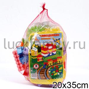 КОНСТРУКТОР "СТРОИТЕЛЬ" (МАЛЫЙ 66ЭЛ.)  В МЕШКЕ в кор.15шт ― Luckfamily.ru