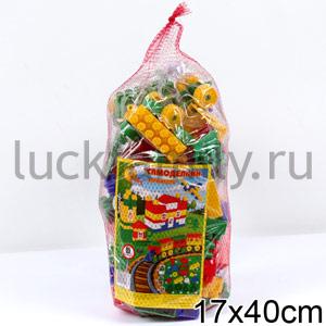 КОНСТРУКТОР "СТРОИТЕЛЬ" (СРЕДНИЙ 95ЭЛ.) в кор.10шт ― Luckfamily.ru