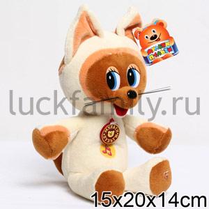 МЯГКАЯ ИГРУШКА "МУЛЬТИ-ПУЛЬТИ" КОТЕНОК ГАВ ОЗВУЧ. РУСС. ЧИП В ПАК. 20СМ в кор.24шт ― Luckfamily.ru
