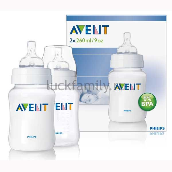 Бутылочка для кормления 260 мл Avent 86060 (SCF685/27) ― Luckfamily.ru