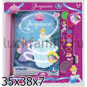 ОБУЧАЮЩАЯ СКАЗКА "VTECH" "ЗОЛУШКА" НА БАТ. СВЕТ+ЗВУК 5 ОБУЧАЮЩИХ ПРОГРАММ В РУСС. КОР. в кор.4шт ― Luckfamily.ru