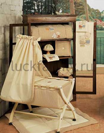 Постельный комплект для люльки Baby Piu линия 140 Biba 4 времени года в чемодане