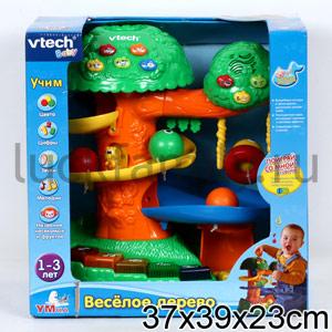 ИГРУШКА РАЗВИВАЮЩАЯ "VTECH" ВЕСЁЛОЕ ДЕРЕВО НА БАТ. СВЕТ+ЗВУК, С АКСЕСС. В РУСС. КОР в кор.4шт ― Luckfamily.ru