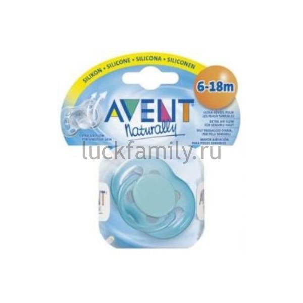 Пустышка силиконовая Avent FREEFLOW BPA-Free 6-18 мес. 86380 (SCF178/14)
