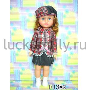 КУКЛА "НАСТЕНЬКА" ОЗВУЧ., РУСС. ЧИП, В АССОРТ. В ПАК. (РУСС. УП.) 46СМ в кор.6*12шт ― Luckfamily.ru