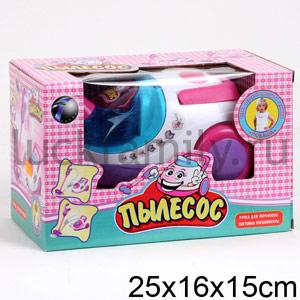 ПЫЛЕСОС НА БАТ. СО СВЕТОМ 3936 В РУСС. КОР. 25*15*16СМ в кор.2*18шт ― Luckfamily.ru