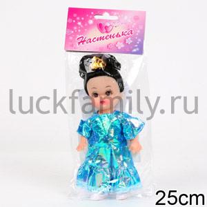 КУКЛА "НАСТЕНЬКА", ОДЕЖДА В АССОРТ. В ПАК. (РУСС. УП.) 17СМ в кор.3*72шт ― Luckfamily.ru