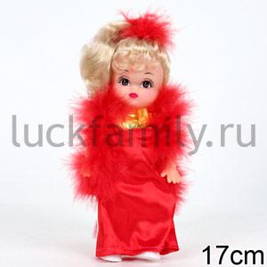 КУКЛА "НАСТЕНЬКА", ЦВЕТ ОДЕЖДЫ В АССОРТ. В ПАК. (РУСС. УП.) 17СМ в кор.3*72шт ― Luckfamily.ru