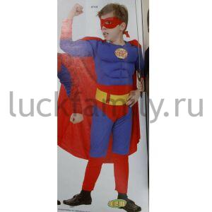 ДЕТСКИЙ КАРНАВАЛЬНЫЙ КОСТЮМ 11-14 ЛЕТ СУПЕРМЕН В ПАК. в кор.24шт ― Luckfamily.ru