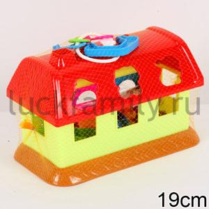ДОМИК ДЛЯ ЗВЕРЕЙ (В СЕТОЧКЕ) в кор.9шт ― Luckfamily.ru