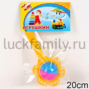 ПОГРЕМУШКА "ПОДСОЛНУХ" в кор.100шт ― Luckfamily.ru