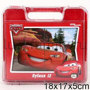 ДИСНЕЙ. 12 КУБИКОВ "ТАЧКИ" в кор.20шт ― Luckfamily.ru