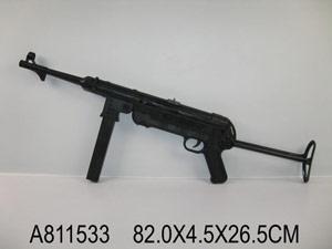 АВТОМАТ ПНЕВМ., С РЕМНЕМ, С ПУЛЬКАМИ, MP40 В ПАК. 82*26СМ в кор.2*24шт ― Luckfamily.ru