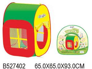ДЕТСКАЯ ИГРОВАЯ ПАЛАТКА В АССОРТ. 889-13A В СУМКЕ 65*93СМ в кор.2*18шт ― Luckfamily.ru