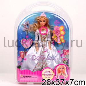 КУКЛА СО СВЕТОМ И ЗВУКОМ, РУСС.ЧИП С АКСЕСС., В АССОРТ. В ПЛАСТ. КОР. 25*35*6СМ (С) в кор.2*12шт ― Luckfamily.ru
