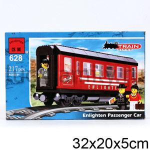 КОНСТРУКТОР ПЛАСТ. ПОЕЗД 217ДЕТ. 628 EV18186 В КОР. 32*20*5СМ в кор.20шт (Р) ― Luckfamily.ru