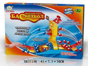 ИГРА БАСКЕТБОЛ "ВЕСЕЛЫЙ СЧЕТ" НА БАТ. СО СВЕТОМ И ЗВУКОМ SR21788 В РУСС. КОР. 45*30СМ в кор.2*9шт ― Luckfamily.ru