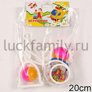 НАБОР ПОГРЕМУШЕК "РАДОСТЬ" в кор.40шт ― Luckfamily.ru