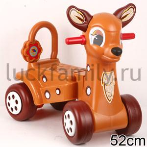 КАТАЛКА -ОЛЕНЕНОК "БЭМБИ" в кор.1шт ― Luckfamily.ru
