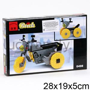 КОНСТРУКТОР ПЛАСТ. МОТОЦИКЛ В КОР. 30*19СМ в кор.24шт (Р) ― Luckfamily.ru