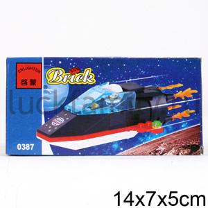 КОНСТРУКТОР ПЛАСТ. КОСМИЧ. КОРАБЛЬ С ФИГУРКОЙ В КОР. 15*7СМ в кор.150шт (Р) ― Luckfamily.ru