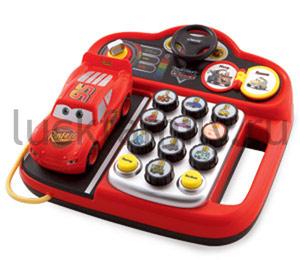 ИГРУШКА РАЗВИВАЮЩАЯ "VTECH" ОБУЧАЮЩ. ТЕЛЕФОН МОЛНИЯ МАККУИН НА БАТ. СВЕТ+ЗВУК В РУСС. КОР. в кор.4шт ― Luckfamily.ru