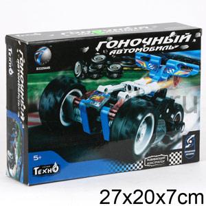 КОНСТРУКТОР ПЛАСТ. "ГОНОЧНЫЙ АВТОМОБИЛЬ" ИНЕРЦ 3502 В РУСС. КОР. 27*19*7СМ в кор.2*24шт ― Luckfamily.ru