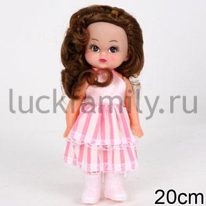 КУКЛА "НАСТЕНЬКА", В АССОРТ. В ПАК. (РУСС. УП.) 20СМ в кор.6*24шт ― Luckfamily.ru