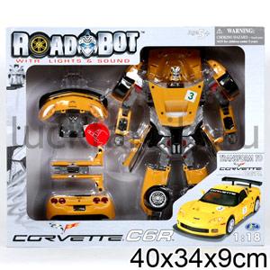 РОБОТ "GALAXY DEFENDER" МАШИНА CHEVROLET CORVETTE 50150 EV10259 В КОР. в кор.12шт ― Luckfamily.ru